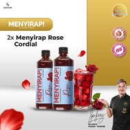 MENYIRAP Rose Cordial Syrup [0 Calories Without Sugar]
