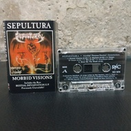 kaset Sepultura - morbid Visions Bestial Devastation VGC import US