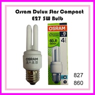 OSRAM DULUX STAR COMPACT E27 5W/827 5W/865 BULB