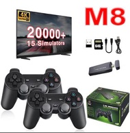 M8 Handheld Game Stick Console 4K HD Screen for MAME/PS1/GB/GBA /GBC/MD/SFC/FC/ATARI Portable Video 