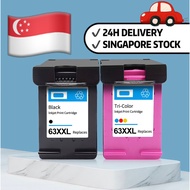 [SG STOCK] Compatible HP 63XXL 63 XXL Black Tri Color Tri-Color Ink Inks refills For HP Printer