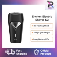 Enchen Pencukur Electric Shaver K3 2D Shaver Head Portable Shaver Machine Dual-track Curved Cutter N