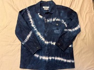 FDMTL 紮染 藍染 工裝襯衫 日本製