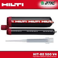 Hilti HIT-RE 500 V4 Epoxy Injectable Adhesive Anchor 500ML