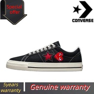 （Counter Genuine） COMME DES GARÇONS PLAY X CONVERSE ONE STA Men's and Women's CANVAS SHOES A01791C รองเท้าวิ่ง รองเท้าผ้าใบ รองเท้าสเก็ตบอร์ด The Same Style In The Store