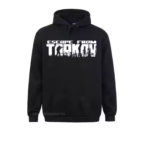 Mens Extended Sweater Escape From Tarkov Camisas Shooter Survival Battle Gaming Russia Game 3D Hoodi