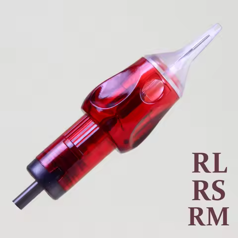 CJIMO 5/10/20pcs RL RS RM Tattoo Needle Cartridge Disposable Safety Membrane Tattoo Cartridge Needle