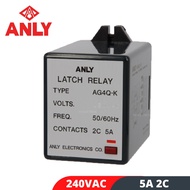 ANLY AG4Q-J LATCH RELAY EXCHANGE RELAY AC240V