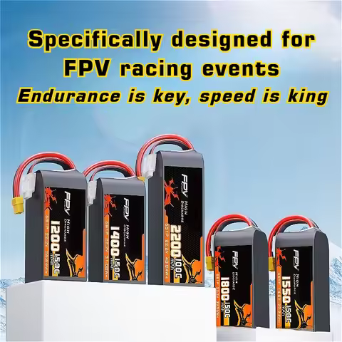 Lithium Batteries with 650mAh, 3S/4S/6S, 11.1V/14.8V/22.2Vfor 3 - Inch and 5 - Inch First - Person V