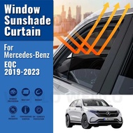 Car Sunshade Curtain For Mercedes Benz EQC N293 2020-2023 EQC400 Magnetic Car Sunshade Shield Front 