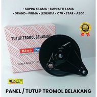 DRUM COVER DRUM PANEL/ [BLACK] REAR - GRAND, OLD SUPRA X, OLD SUPRA FIT, PRIMA, LEGEND, C70, STAR, A