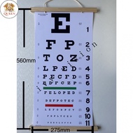 QC pvc waterproof Snellen eye chart, clinic eye chart, medical, home eye chart