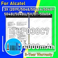 TLP038C7 Large capacity 4000mAh Battery For Alcatel 30 2019/5048/5048A/5048Y/5048I/5V Batteries New 