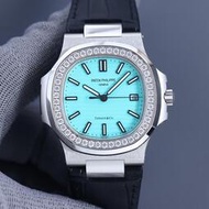 PATEK-PHILIPPE百達翡麗聯名Tiffany系列鸚鵡螺 男士機械腕錶 全自動機械機芯腕錶鋼帶機械錶 實物拍攝 