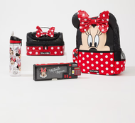 Smiggle Minnie Mouse Junior Character  Hoodie Backpack water bottle collection