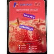 Kim Mai 2-sided glossy A4 PHOTO PRINTING PAPER 300gsm (50 sheets/book): 50,000 VND/book)