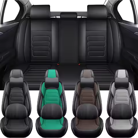 Universal Car Seat Covers For Audi A4 B6 B8 A3 8P A7 4L A6 4f C5 C6 C7 Q3 Q2L Q5 Q7 4L Auto Interior