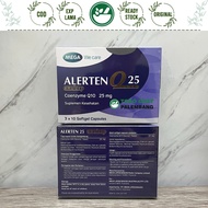 ALERTEN Q25 COENZYME Q10 25MG 30' MEGA WE CARE 100% ORIGINAL KONGESTIF HEART Q 10 25 MG