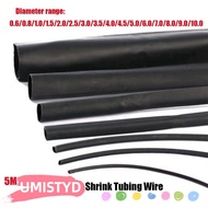 UMISTYDREAMUM9U 5M Heat Shrink Tube Assortment Kit Hand tool combination Dia 0.6-10mm Tubing Wire