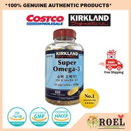*Original* Kirkland Super Omega 3 180 Enteric softgels  / Korea Costco Verson
