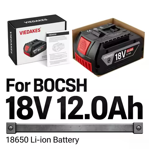 100% original viedakes 8.0Ah Ultra High Capacity for Bosch 18V GSR GDR GSB GDX GKS GWS GLL power too