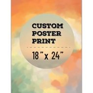 Custom Poster Prints Upload Your Imagephoto Personalized Photo To Poster Printing Durable and Waterp
