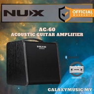 NUX AC-60 Stageman II 60 Watts Acoustic Guitar Amp With Bluetooth Amplifier ( AC60 / AC 60 )