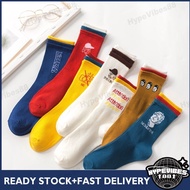 HypeVibes Logo Hipster Socks Streetwear  Cotton Socks Funny Fashion Unisex Crew Socks stokin hipster