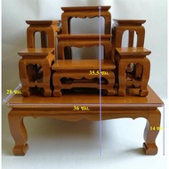Teak Altar Table Village No. 7 Front 4
