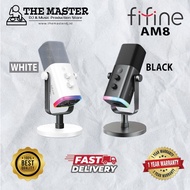 Fifine AM8 Ampligame Dynamic USB XLR RGB Microphone Live Streaming