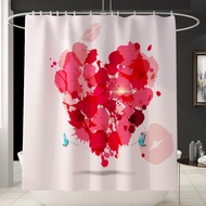 Waterproof Bathroom Shower Curtain Bath Curtain Bathroom Decoration Bathroom Curtain with Hooks