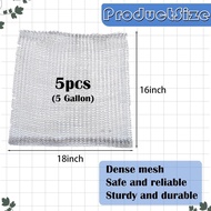 5 Pcs 5 Gallon Root Guard Gopher Proof Wire Basket Mole and Vole Mesh Wire Baskets Underground Stain