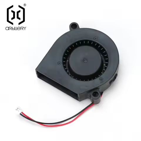 Artillery X4 Pro Plus 3d Printer Extruder Hotend Cooling Blowing Air Brushless DC Fan 5015 24V 0.3A 