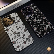 Drake Simple Solid Color Frosted Electroplate Lens Protection Phone Case Compatible for iPhone 16 Pr