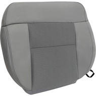 Driver Side Bottom Lower Cloth Perforated Seat Cover Gray #E Left Compatible with Ford F150 XLT F150