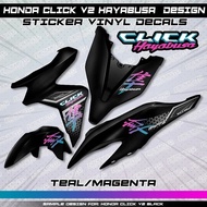 HONDA CLICK VERSION 2 HAYABUSA DESIGN CONCEPT VINY DECAL STICKER VARIO 125/150