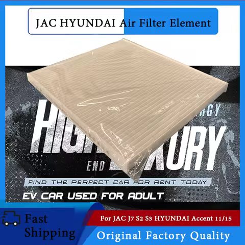 Cabin Air Filter 8126100U8510-25 For JAC J7 S2 S3 HYUNDAI Accent 11/15 Carens Cerato Forte Rio 12 Ro