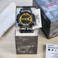 100% ORIGINAL CASIO G-SHOCK GD-100GB-1DR / GD-100GB-1D / GD-100GB-1 / GD-100GB / GD-100 BLACK GOLD M
