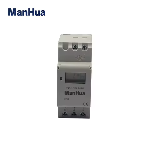ManHua Digital Timer Switch 24VAC 16A MT15 Automatic Timer Switch Time Relay Chronometry Timer Digit
