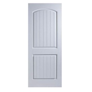 ส่งฟรี! ประตูภายนอก FIBER ECO-DOOR 2P 80x200 ซม. สีขาว EXTERIOR FIBERGLASS DOOR ECO-DOOR 2P 80X200CM
