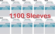 Sleeve Kings Card Game Card Sleeves 63.5x88mm (10x110 Pack, 1100 Sleeves) β Protective Covers for Tr