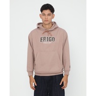 Erigo Hoodie College Zetsu Khaki - Hoodie Jumper Fleece Unisex