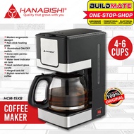 HANABISHI Coffee Maker Machine 4-6 cups HCM-15XB - BUILDMATE -