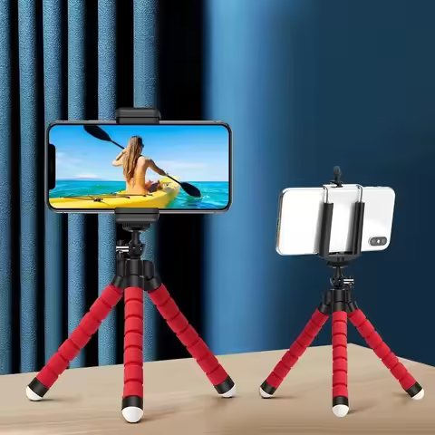 Tripods Tripod For Phone Mobile Camera Holder Clip Smartphone Monopod Tripe Stand Octopus Mini Tripo