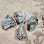 Raw Larimar Natural Crystal 天然海纹石水晶