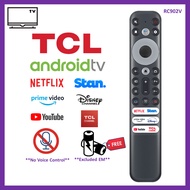 Suitable for TCL Android TV LED QLED 4K UHD Smart TV Remote Control RC902V TCL Smart Youtube Netflx Replacement Remote