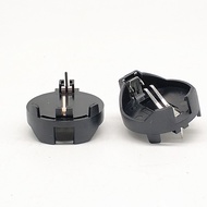 10pcs 3V Button Button Battery Box Straight Plug 2032 Battery Holder CR2032 Shell Battery Button Hei