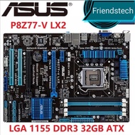 Original motherboard for Asus P8Z77-V LX LX2 LE PLUS PRO DDR3 LGA 1155 32GB for I3 I5 I7