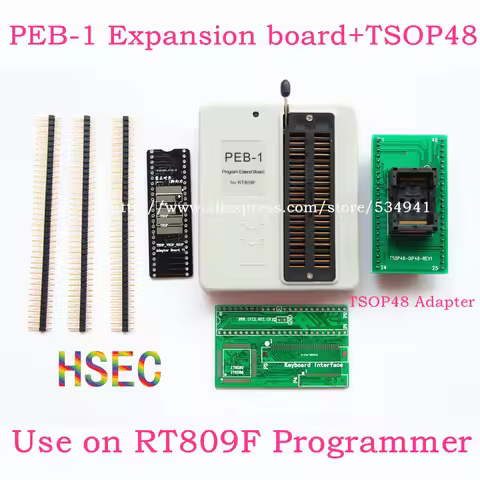 PEB-1 Expansion board+TSOP48 Adpater socket Use on RT809F lcd usb programmer Support IT8586E IT8580E