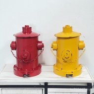 Bar Kafe Internet Tong Sampah Retro Hiasan Kreatif Pili Api dengan Penutup Tong Penyimpan Besi Pedal